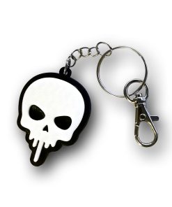 3D printad nyckelring "Drippy Skull"