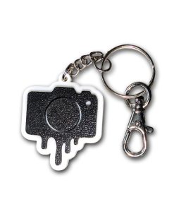 3D printad nyckelring "Drippy Camera"