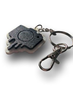 Alternative view of 3D printad nyckelring "Drippy Camera"